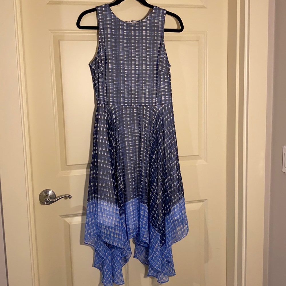 Maggy London Sleeveless Blue Dress